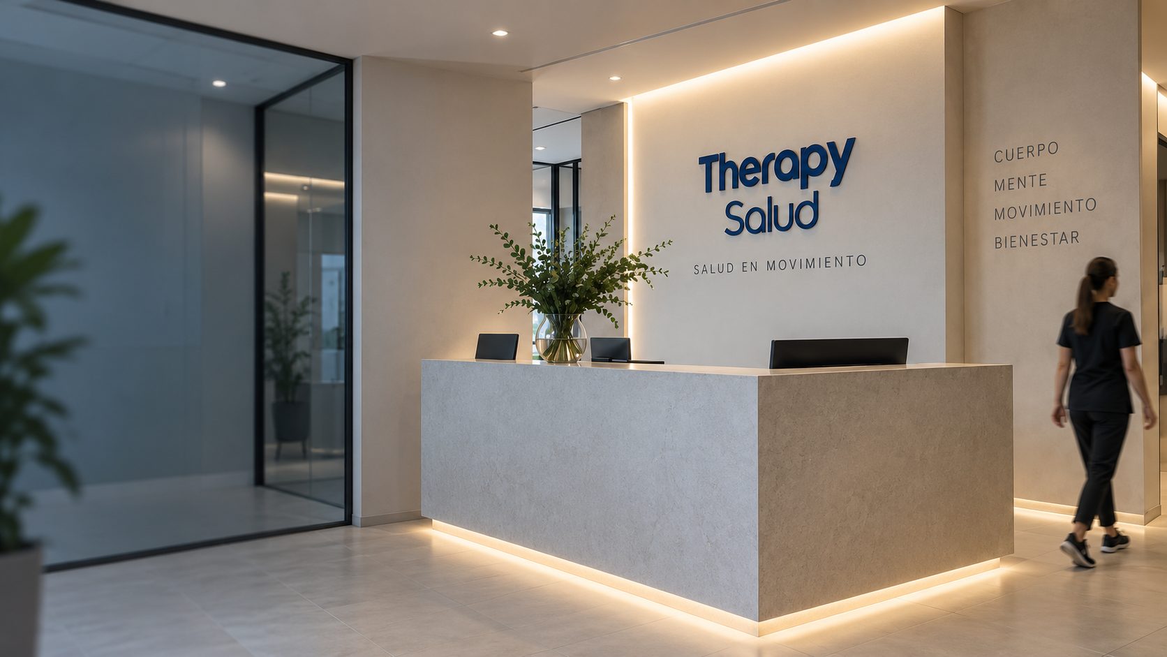 Recepción del centro Therapy Salud